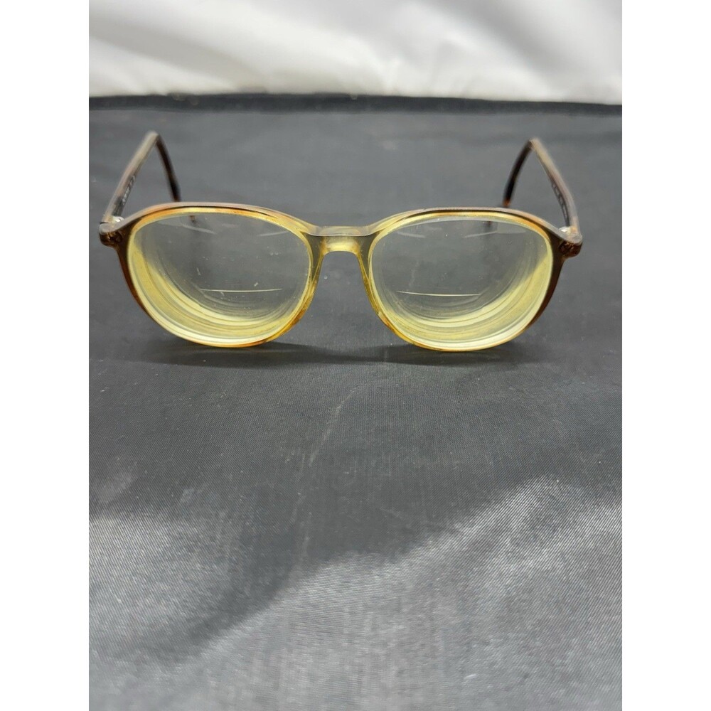 Luxottica Eyeglass Frames 307 Mens Gold Aviator Italy 145mm FRAMES ONLY